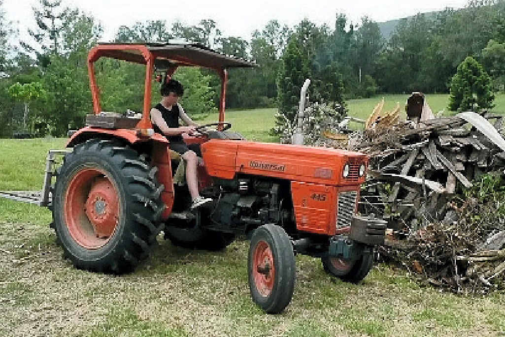 ALL GONE: The Universal 445 tractor stolen from a Brooloo property last weekend. ALL GONE: The Universal 445 tractor stolen from a Brooloo property last weekend.